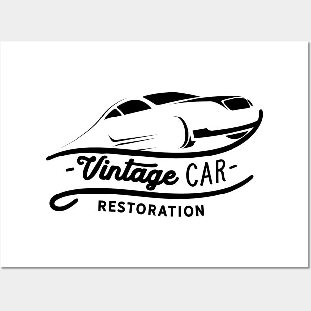 Hobby Restoration Car Repair Cars Oldtimer Wall Art by dr3shirts